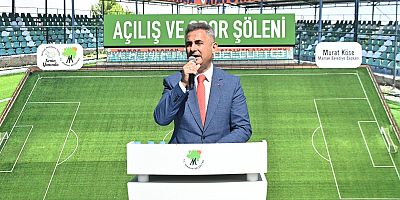 Lalahan Atatürk Stadı açıldı..